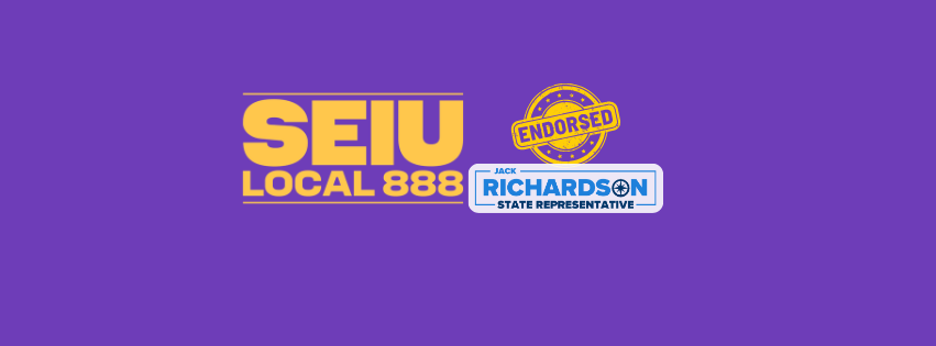SEIU Local 888 Proudly Endorses Jack Richardson for State Representative, 3rd Barnstable District