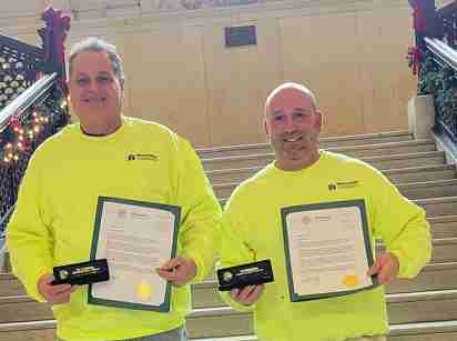 Worcester Housing Authority workers honored for saving life