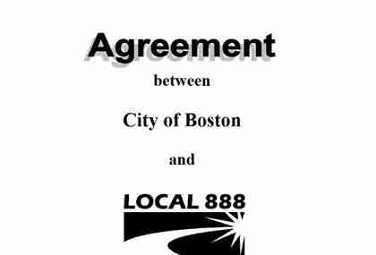 SEIU 888 Secures Bargaining Agreement with the City of Boston