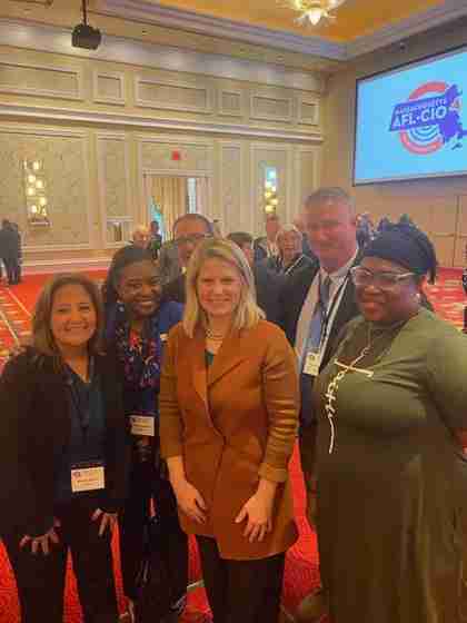 Local 888 President Tom McKeever Meets with American Federation of Labor (AFL) President Liz Shuler